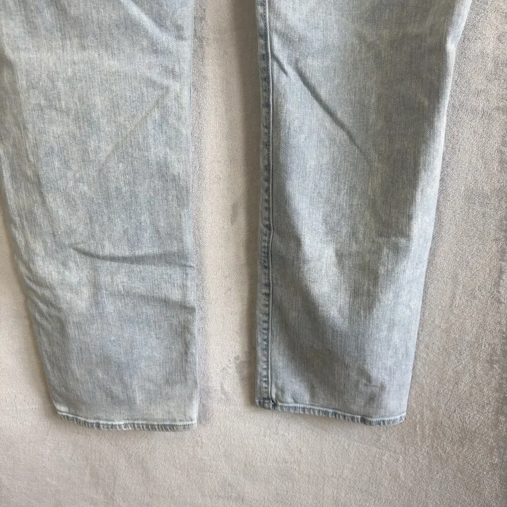 True Religion Ricky Relaxed Straight Jeans Men’s Size 40 Light Wash Denim Y2K